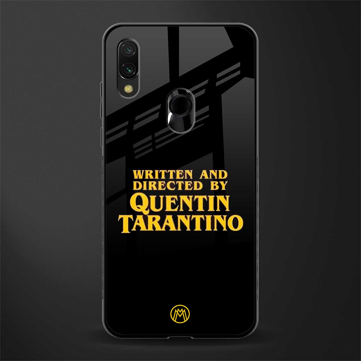 quentin tarantino glass case for redmi y3 image