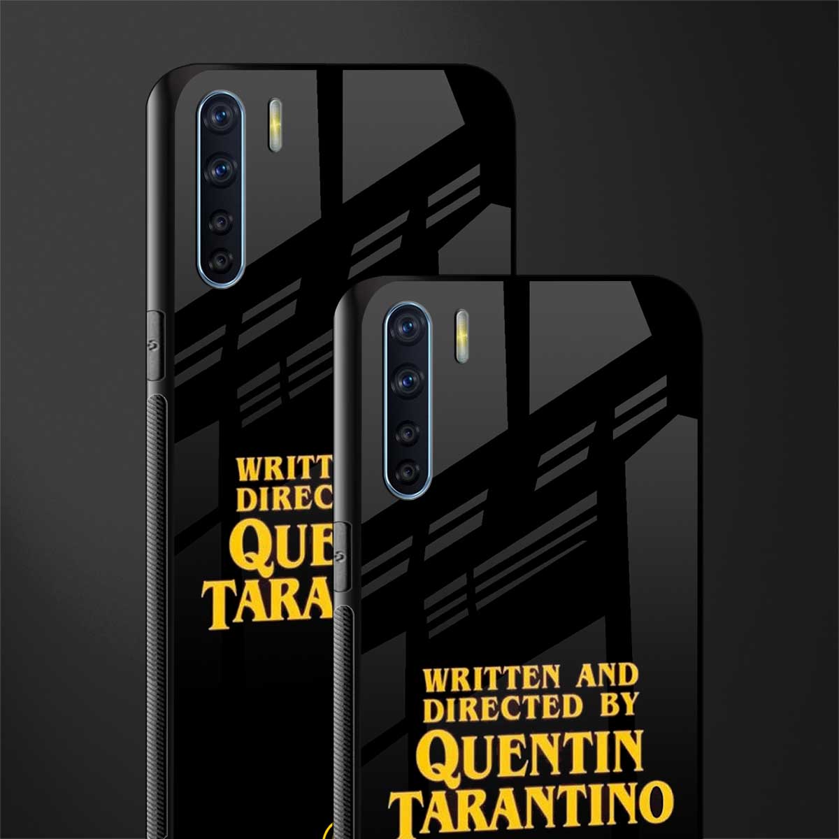 quentin tarantino glass case for oppo f15 image-2