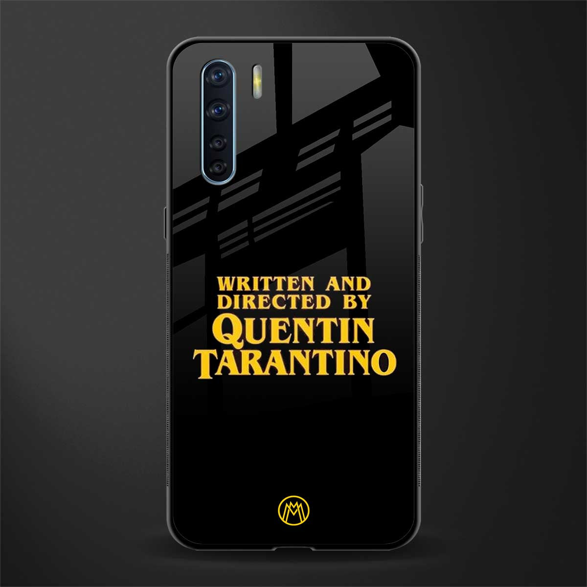 quentin tarantino glass case for oppo f15 image