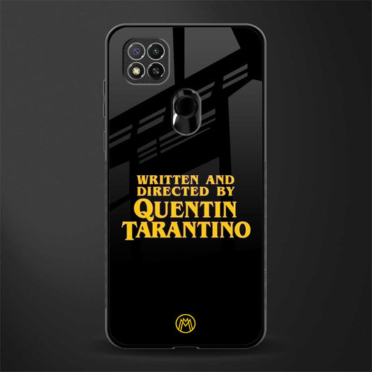 quentin tarantino glass case for redmi 9 image