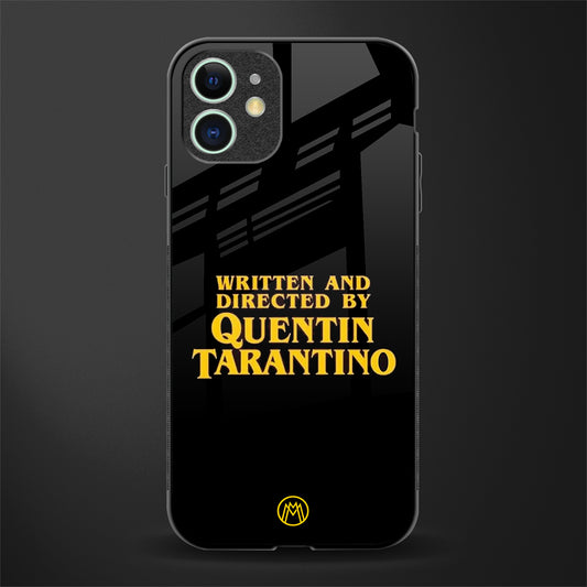 quentin tarantino glass case for iphone 12 image