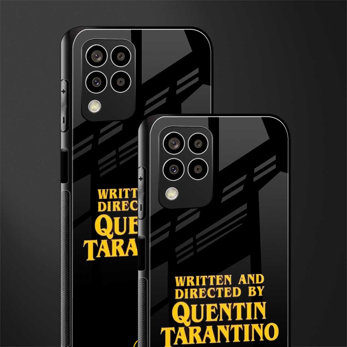 quentin tarantino back phone cover | glass case for samsung galaxy m33 5g