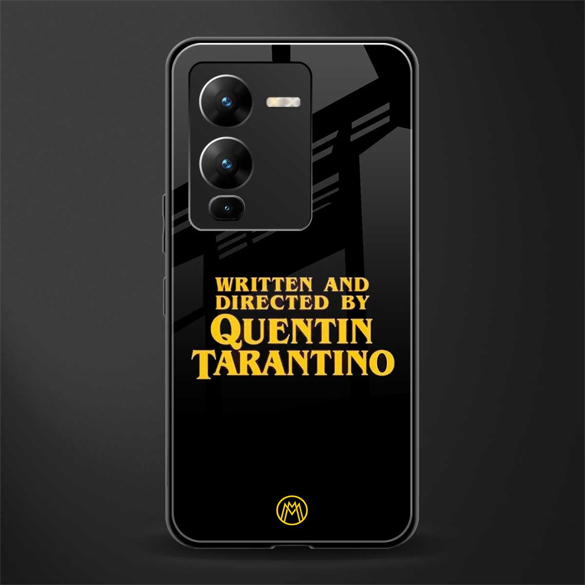 quentin tarantino back phone cover | glass case for vivo v25 pro 5g
