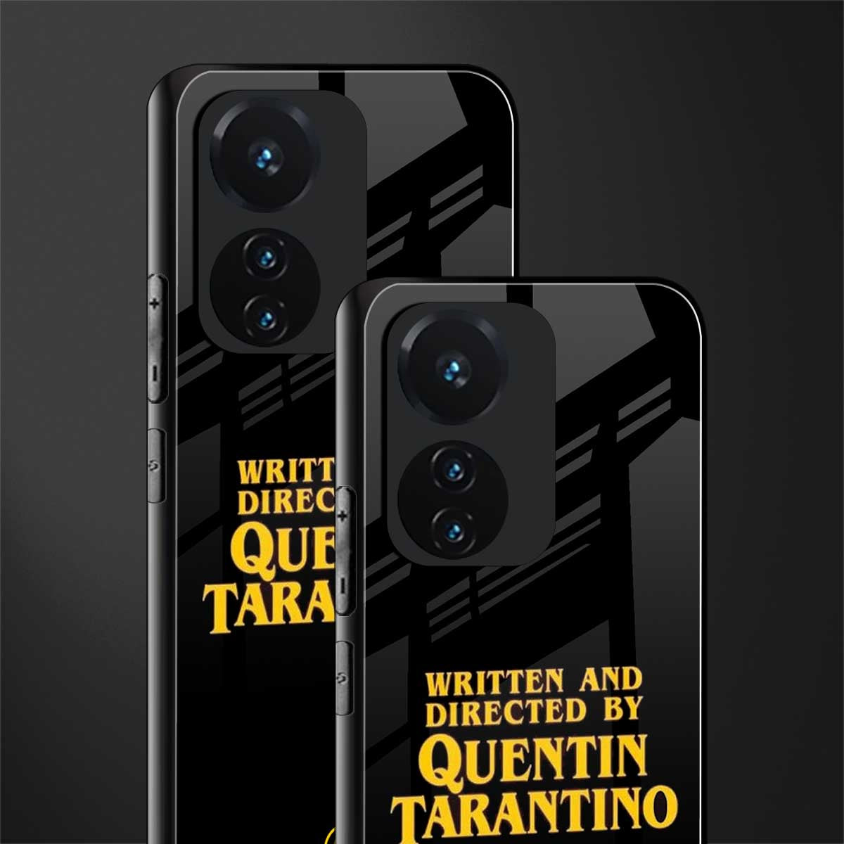 quentin tarantino back phone cover | glass case for vivo t1 44w 4g