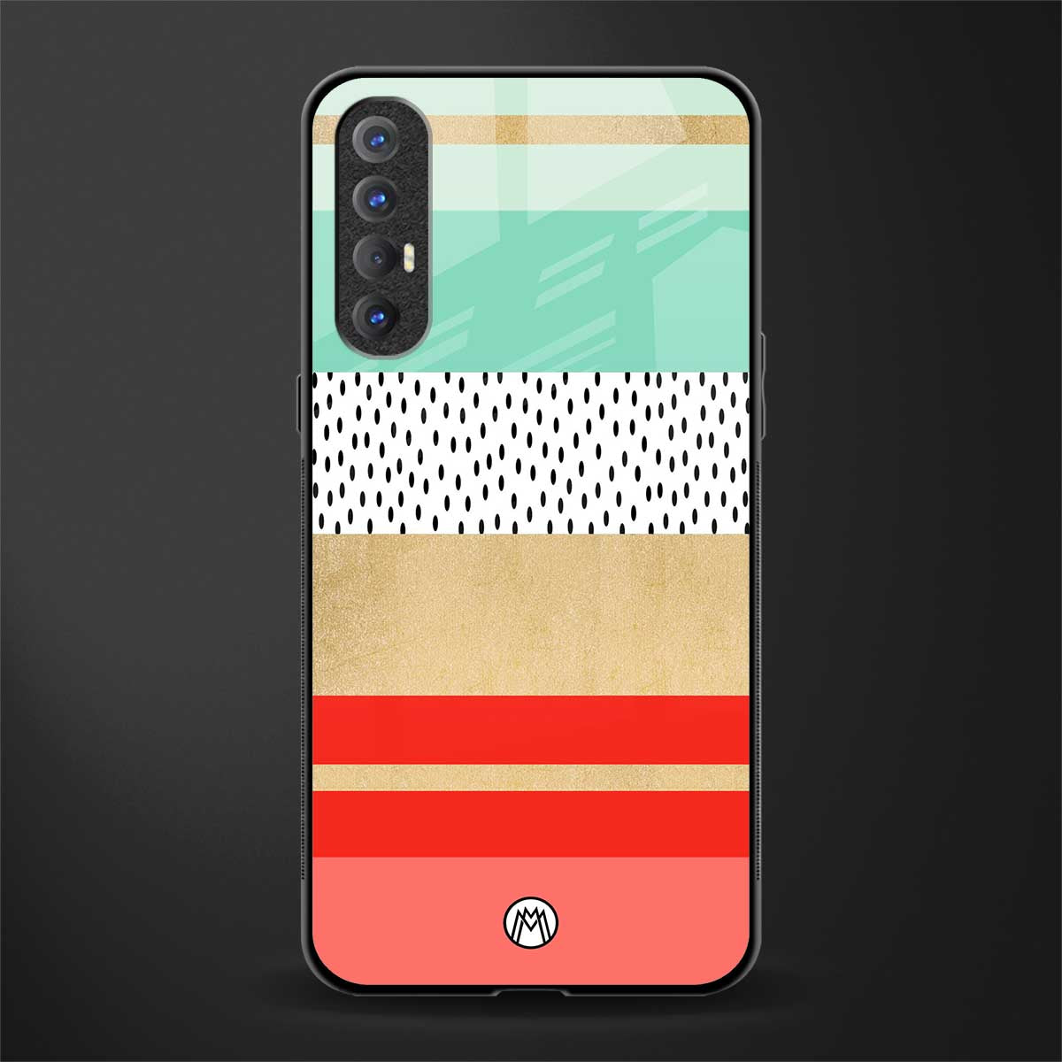 raspberry mint gelato glass case for oppo reno 3 pro image