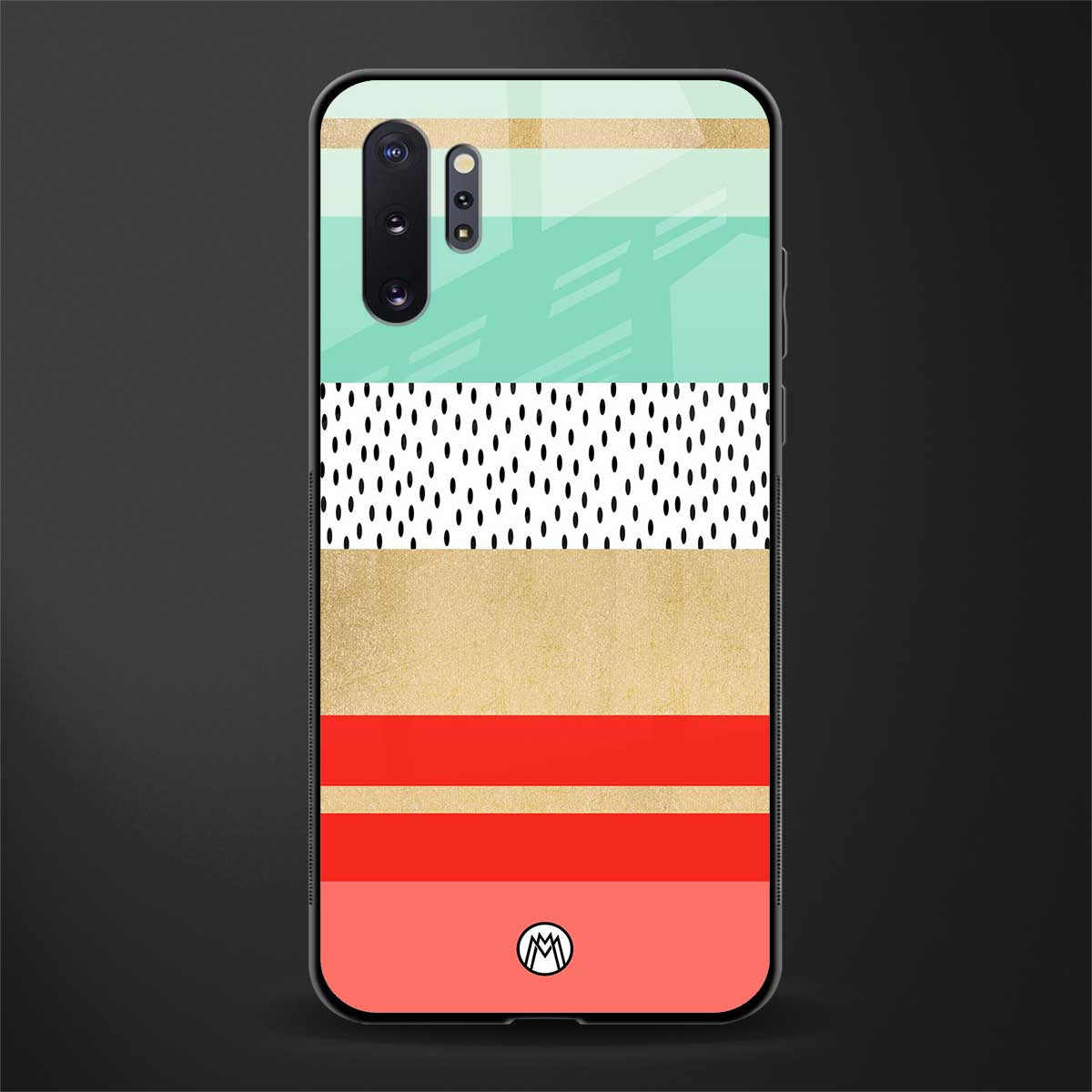 raspberry mint gelato glass case for samsung galaxy note 10 plus image
