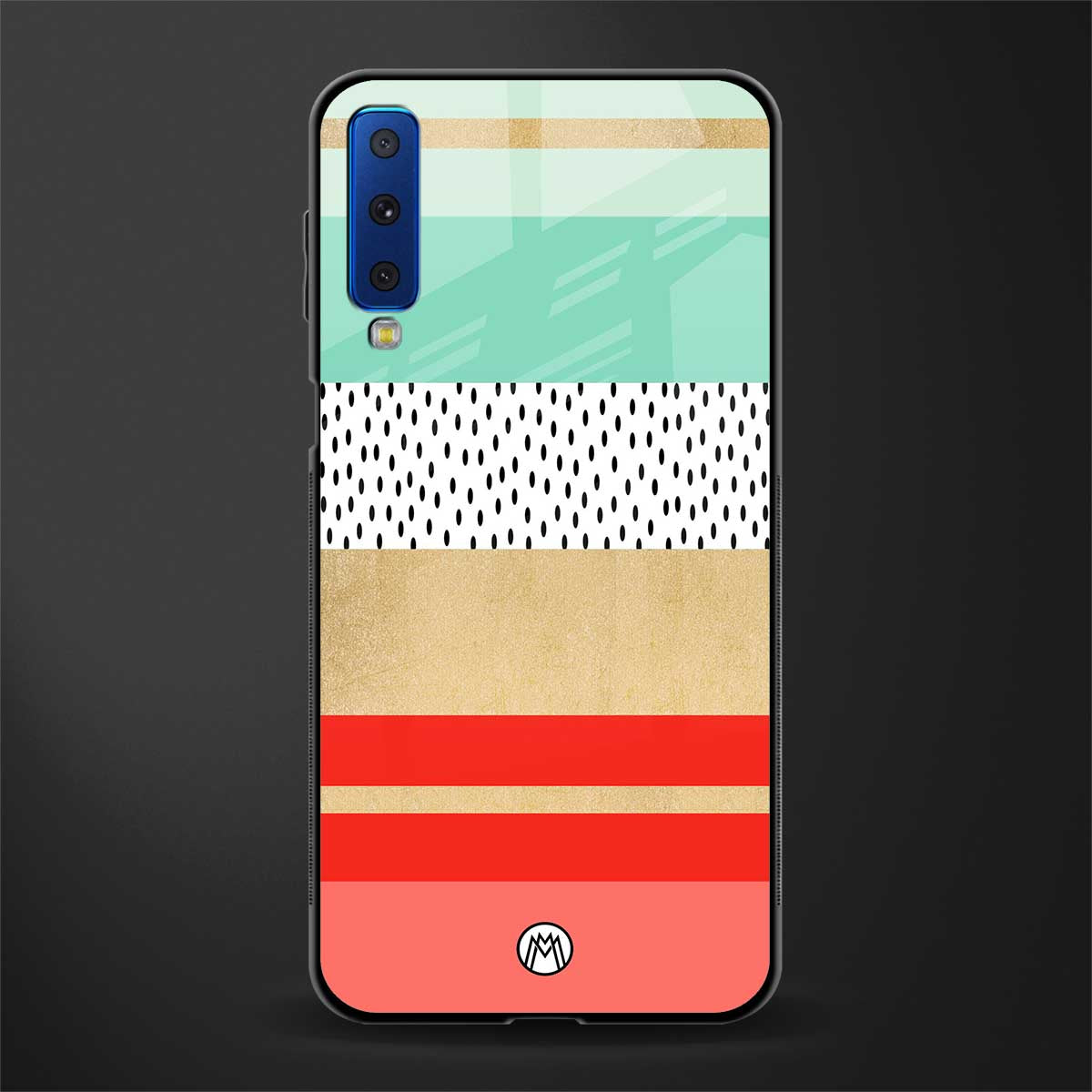 raspberry mint gelato glass case for samsung galaxy a7 2018 image