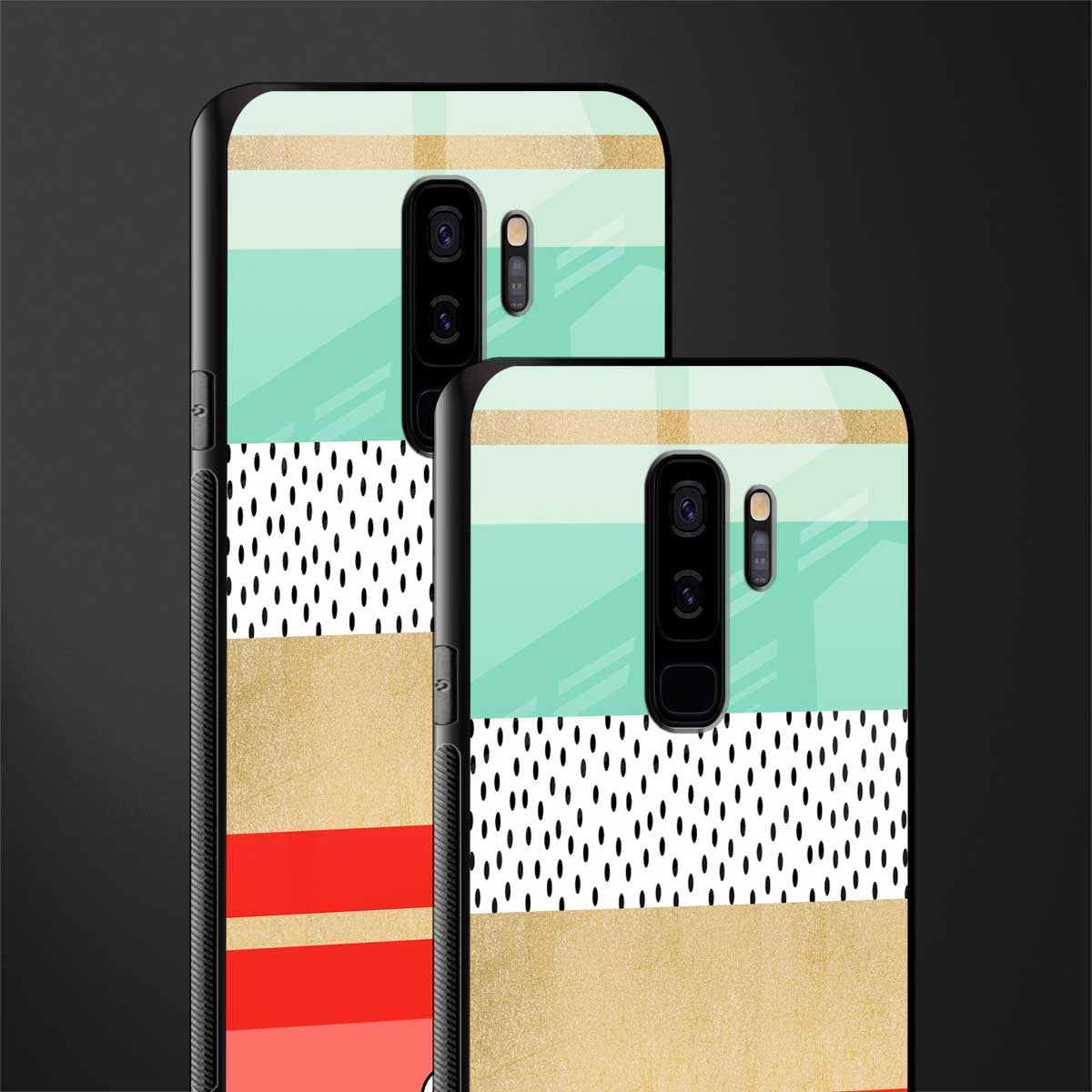 raspberry mint gelato glass case for samsung galaxy s9 plus image-2