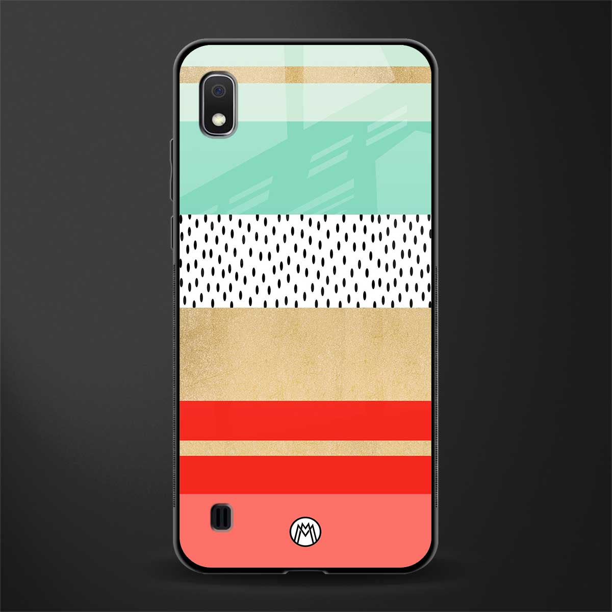 raspberry mint gelato glass case for samsung galaxy a10 image