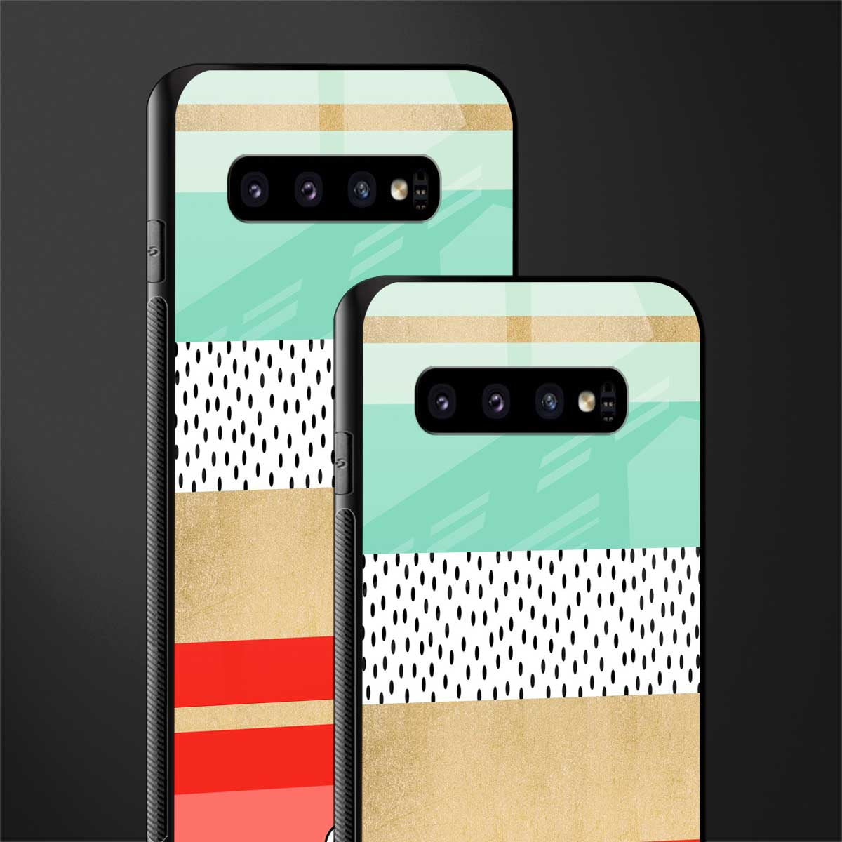 raspberry mint gelato glass case for samsung galaxy s10 plus image-2