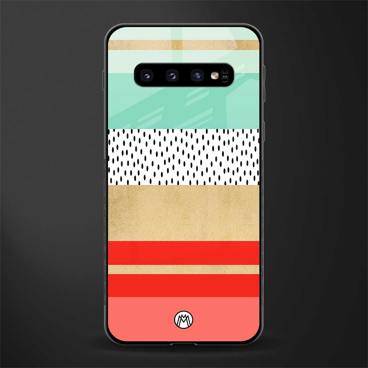 raspberry mint gelato glass case for samsung galaxy s10 plus image