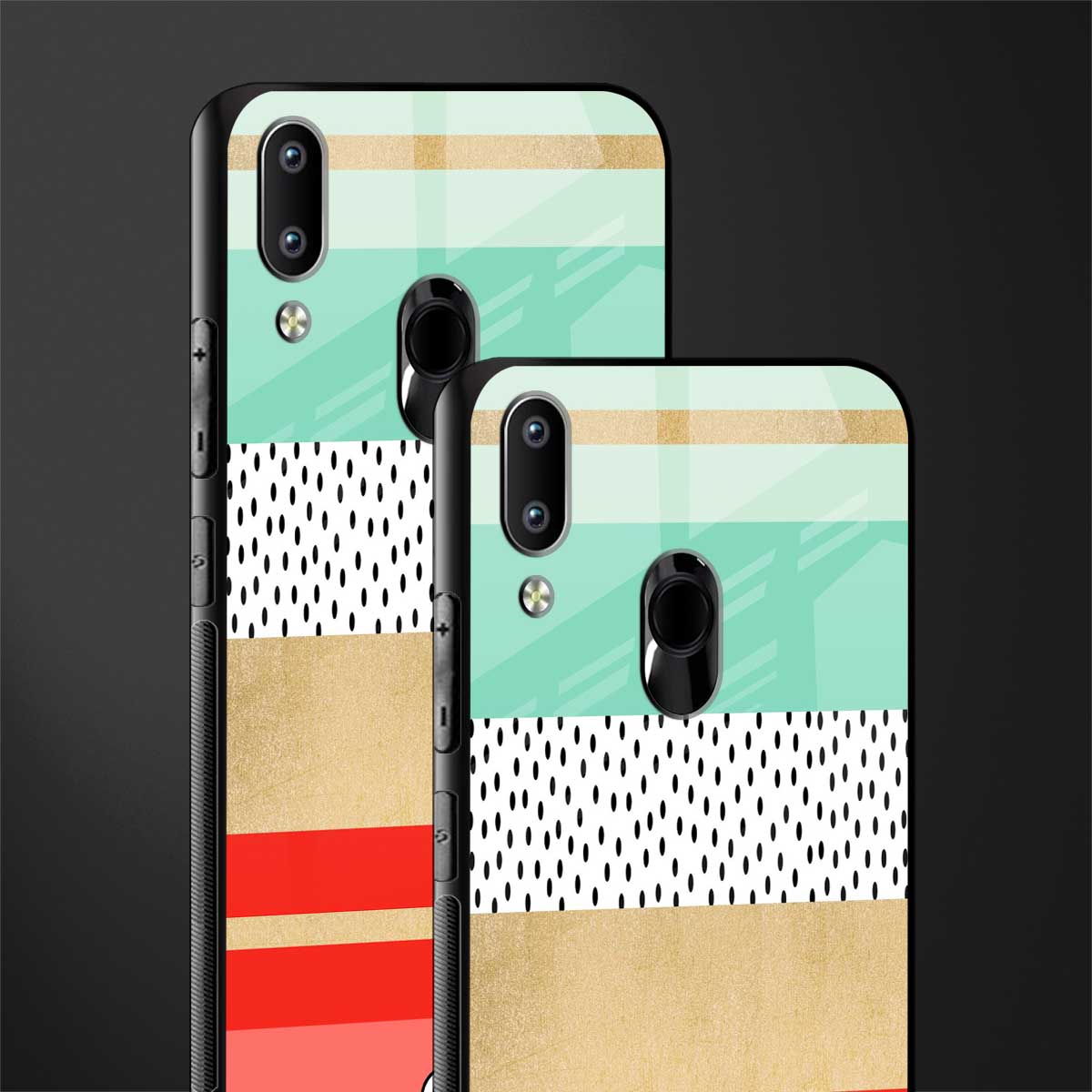 raspberry mint gelato glass case for vivo y91 image-2