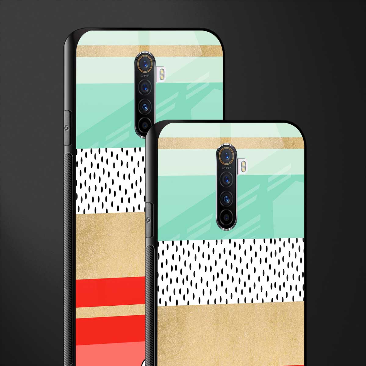 raspberry mint gelato glass case for realme x2 pro image-2