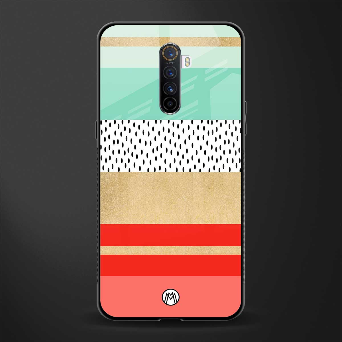 raspberry mint gelato glass case for realme x2 pro image