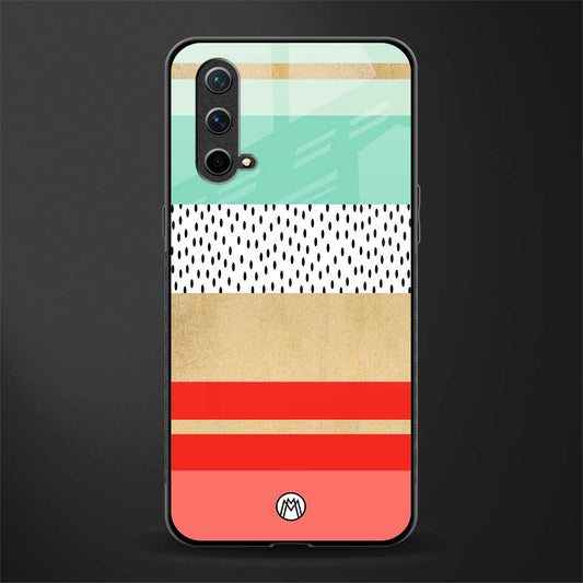 raspberry mint gelato glass case for oneplus nord ce 5g image