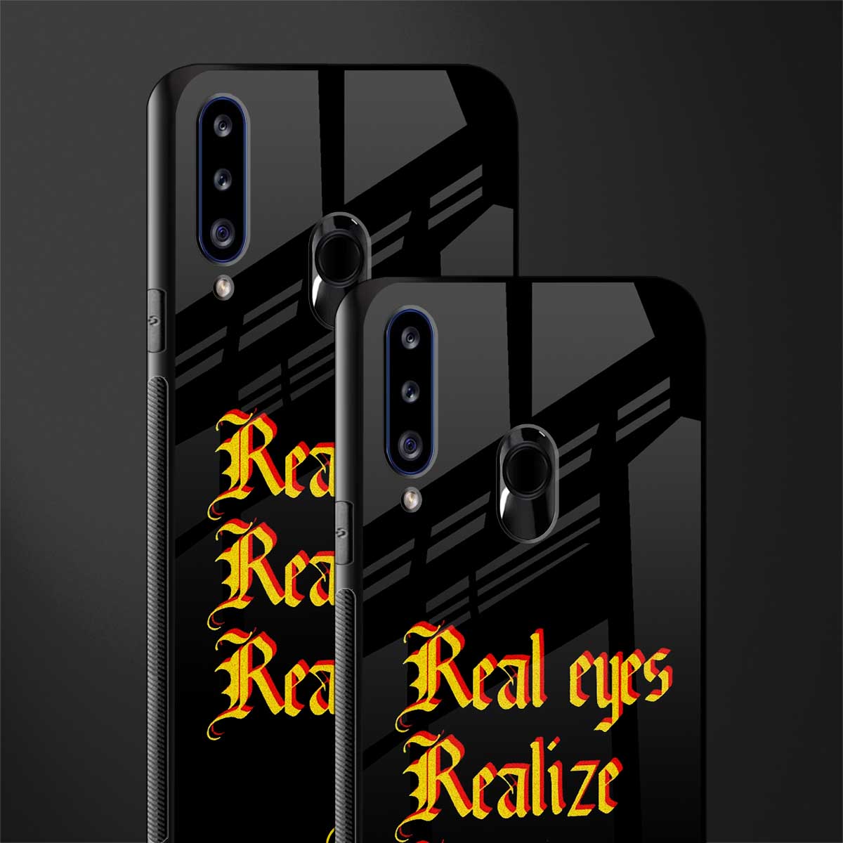 real eyes realize real lies quote glass case for samsung galaxy a20s image-2
