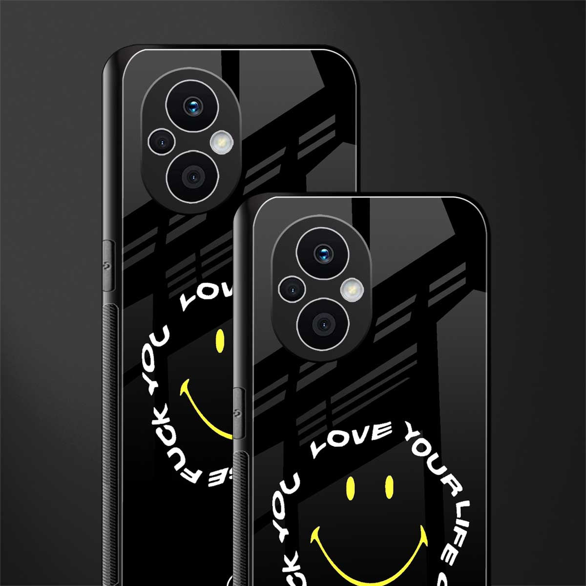 realisation back phone cover | glass case for oppo f21 pro 5g