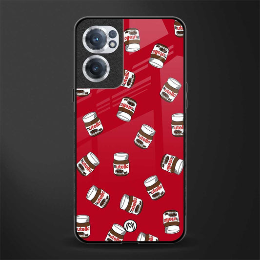 red nutella glass case for oneplus nord ce 2 5g image