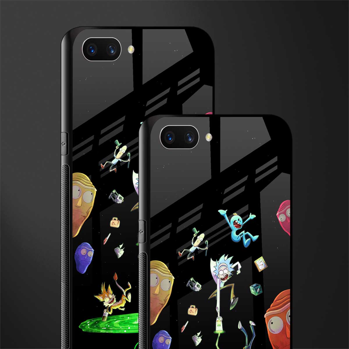 rick and morty amoled glass case for realme c1 image-2