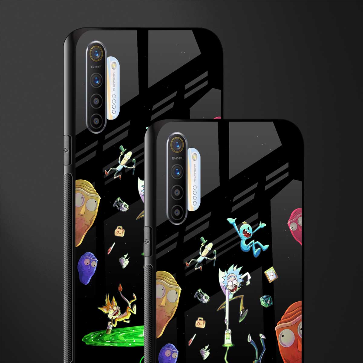 rick and morty amoled glass case for realme x2 image-2