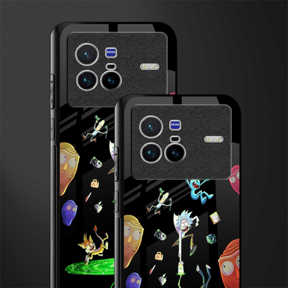 rick and morty amoled glass case for vivo x80 image-2