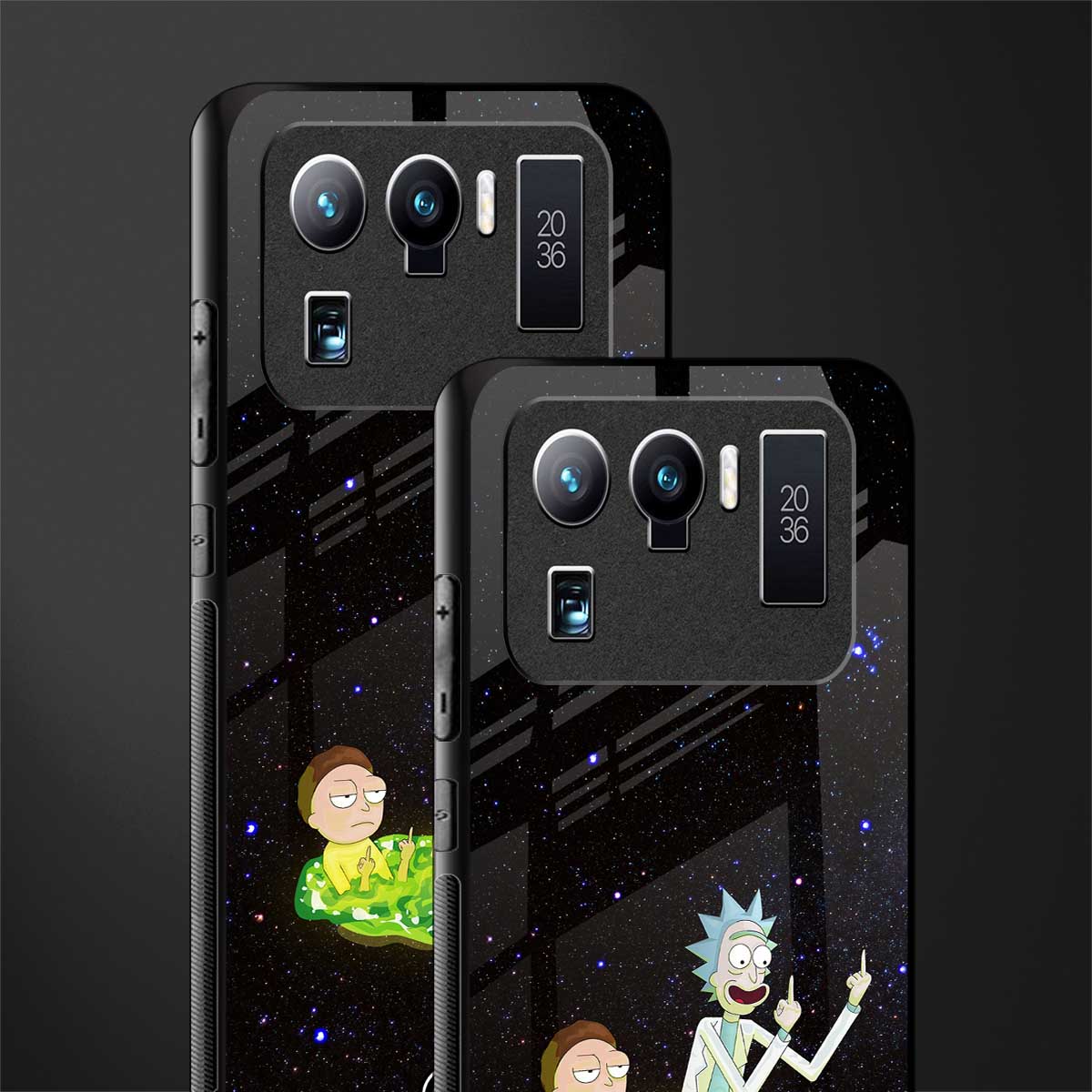 rick and morty fo aesthetic glass case for mi 11 ultra 5g image-2