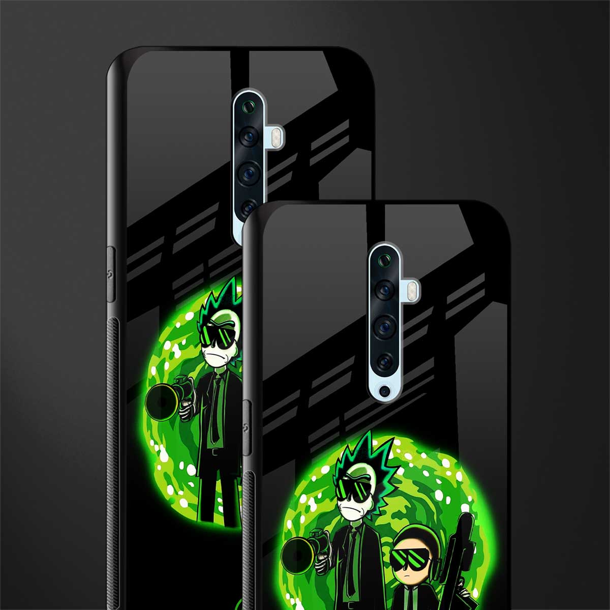 rick and morty schwifty glass case for oppo reno 2f image-2