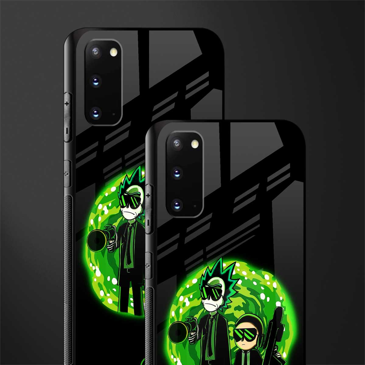 rick and morty schwifty glass case for samsung galaxy s20 image-2