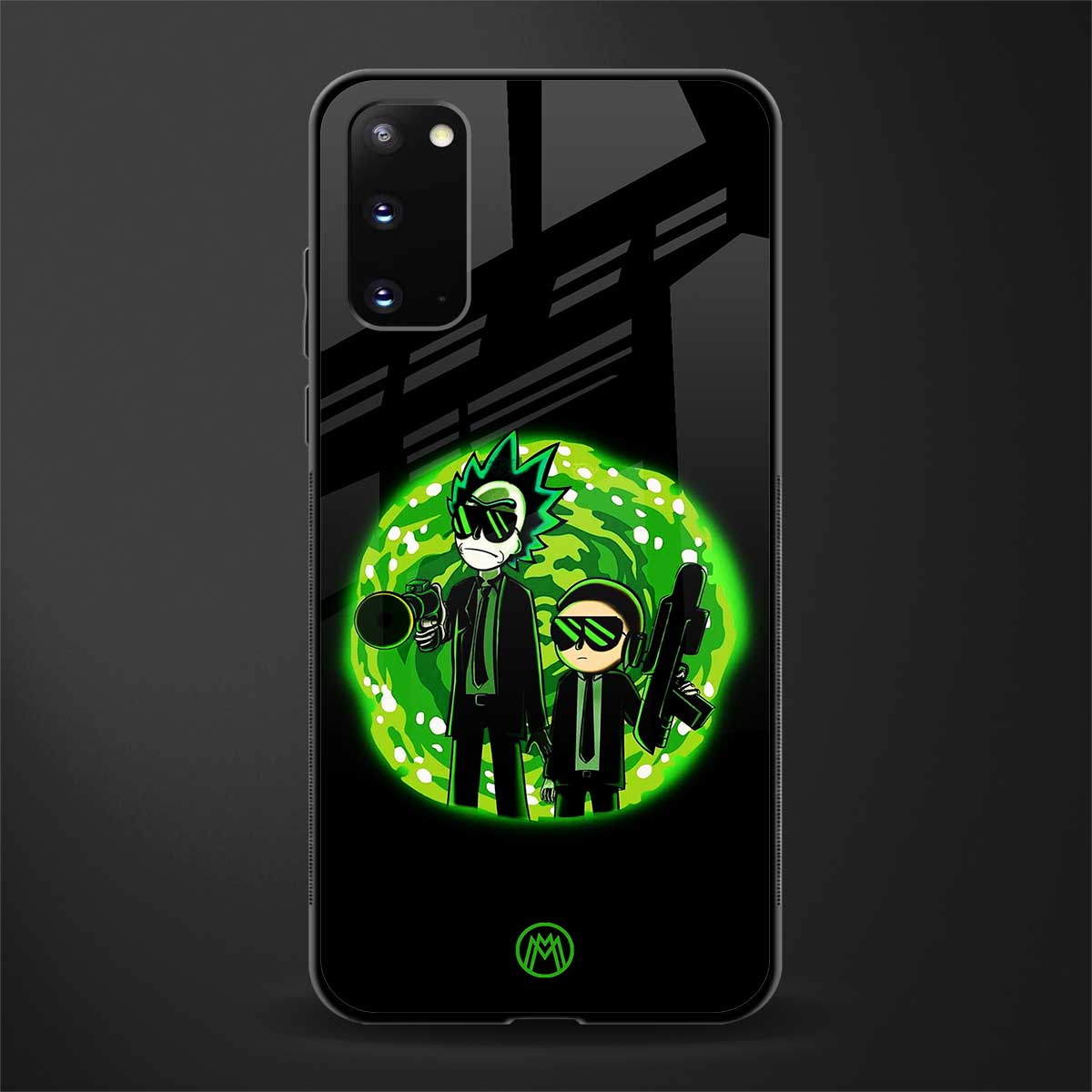 rick and morty schwifty glass case for samsung galaxy s20 image