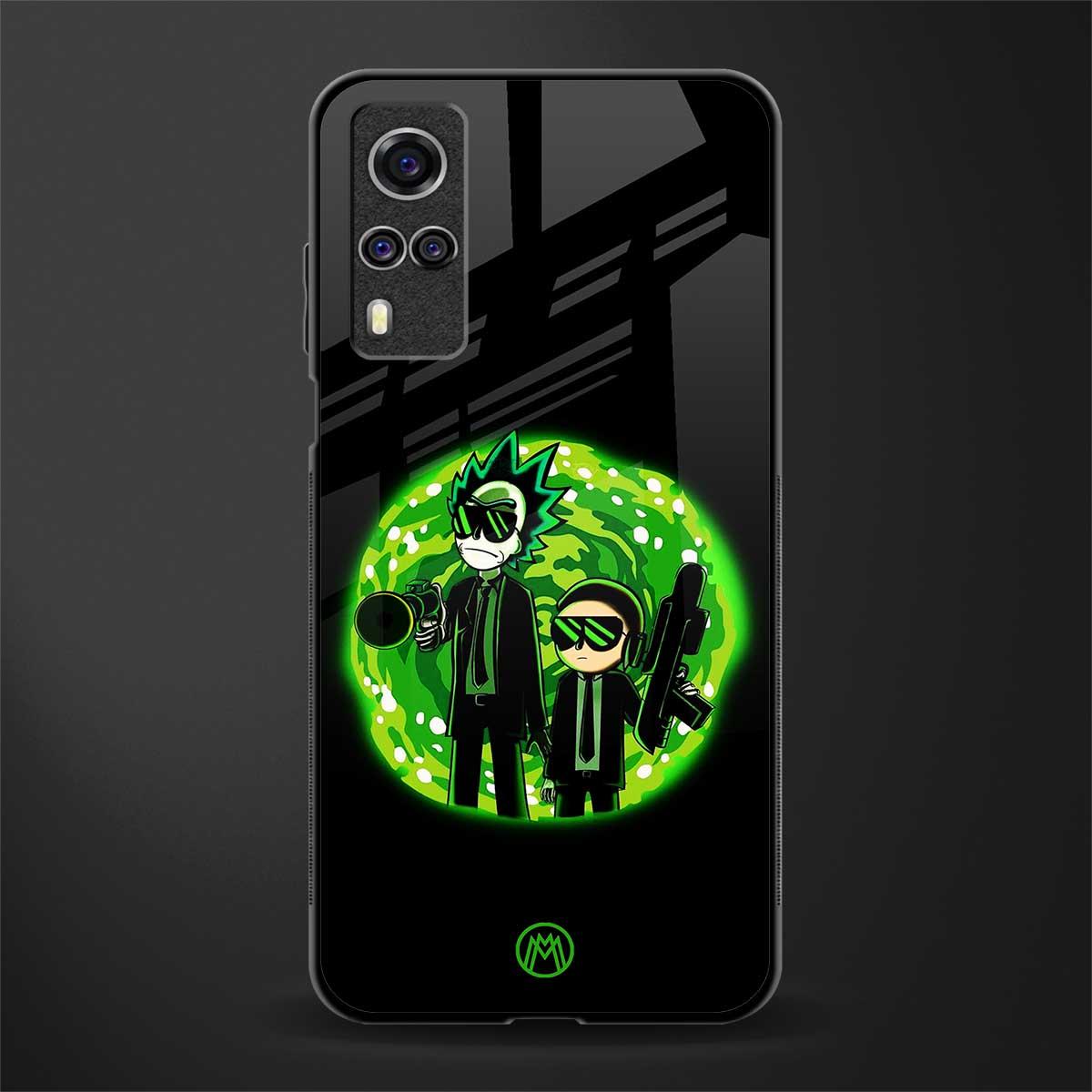 rick and morty schwifty glass case for vivo y51 image