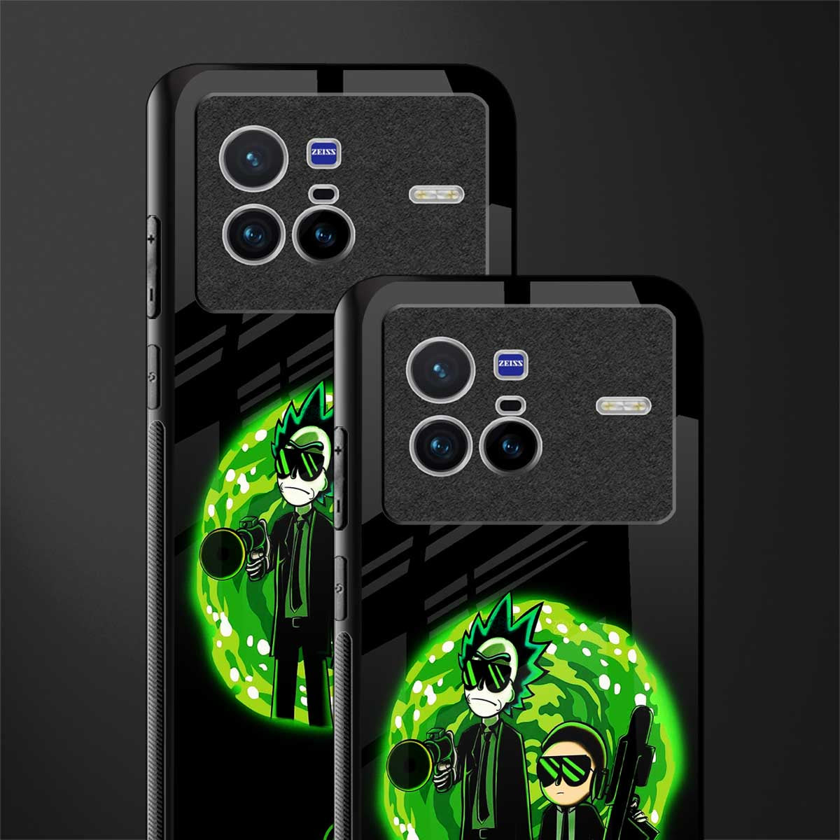 rick and morty schwifty glass case for vivo x80 image-2