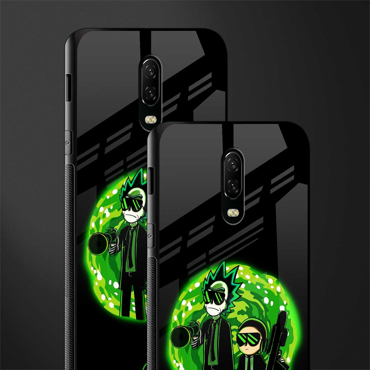 rick and morty schwifty glass case for oneplus 6t image-2