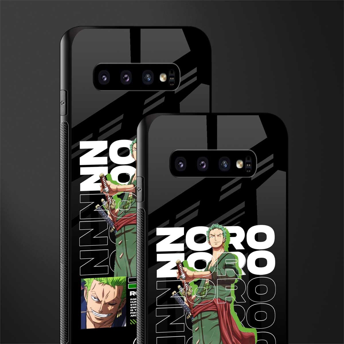 roronoa zoro glass case for samsung galaxy s10 plus image-2