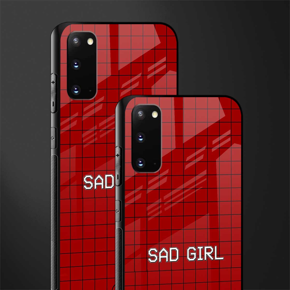 sad girl glass case for samsung galaxy s20 image-2