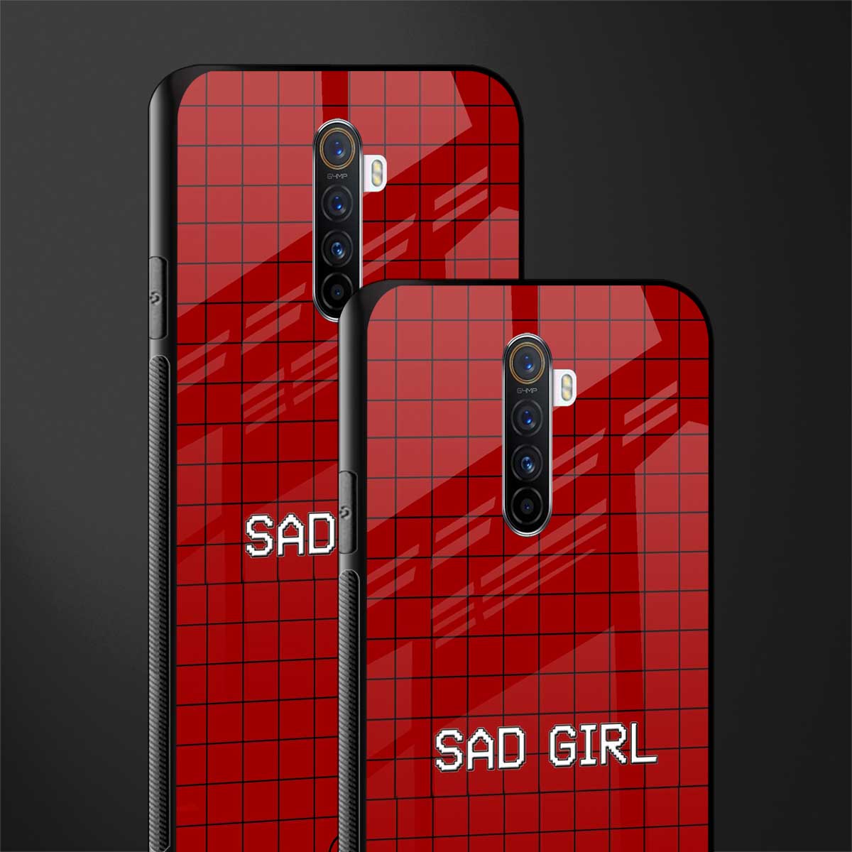 sad girl glass case for realme x2 pro image-2