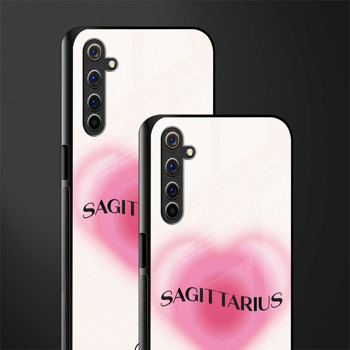 sagittarius minimalistic glass case for realme 6i image-2