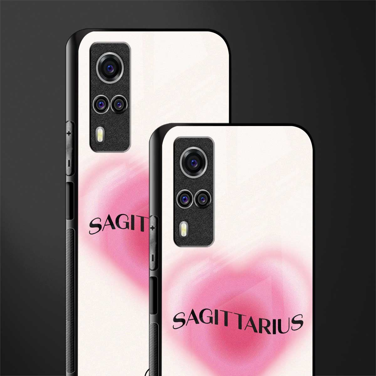 sagittarius minimalistic glass case for vivo y51 image-2