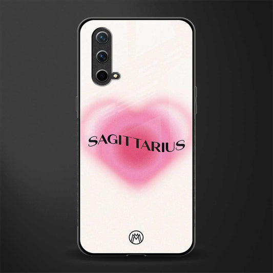 sagittarius minimalistic glass case for oneplus nord ce 5g image