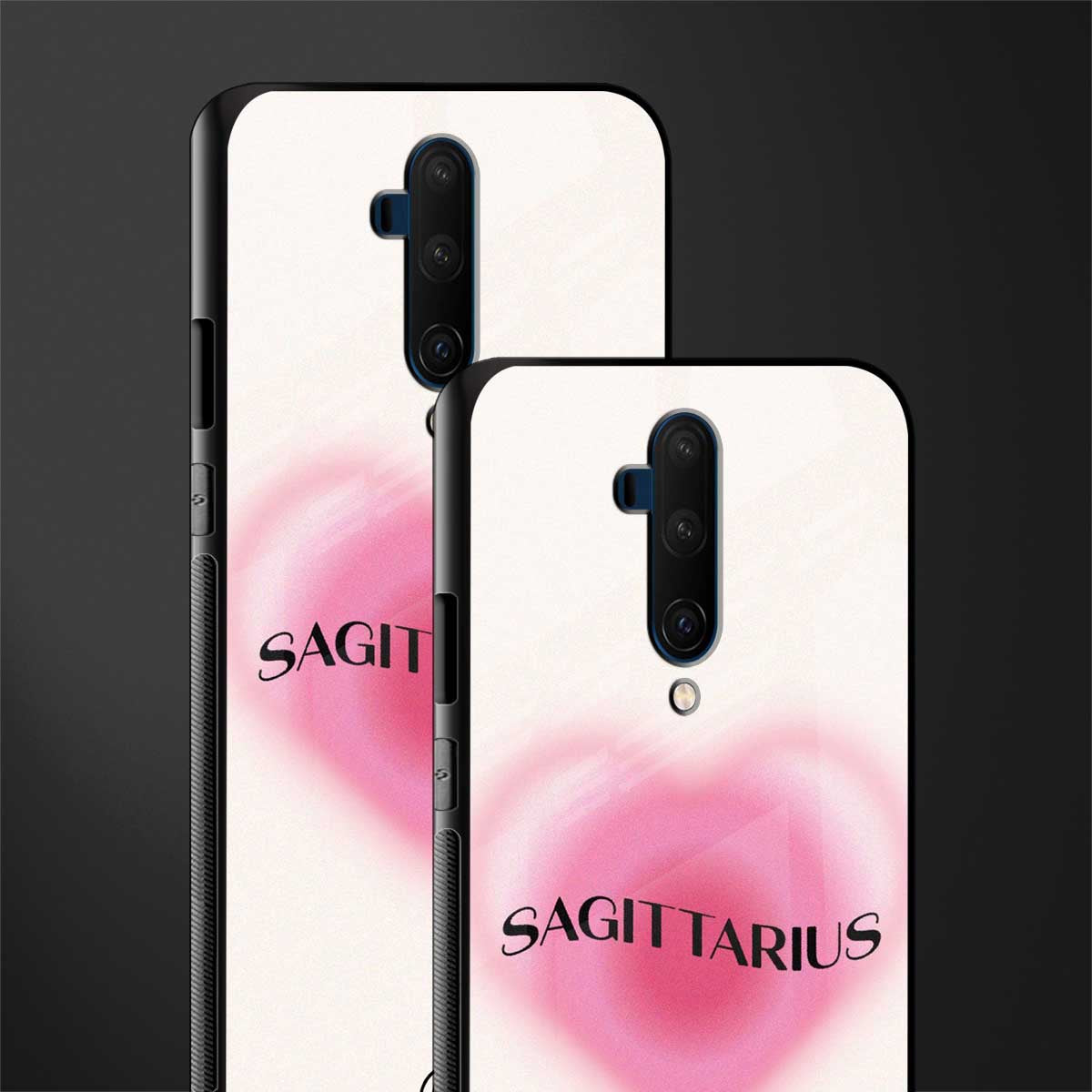 sagittarius minimalistic glass case for oneplus 7t pro image-2