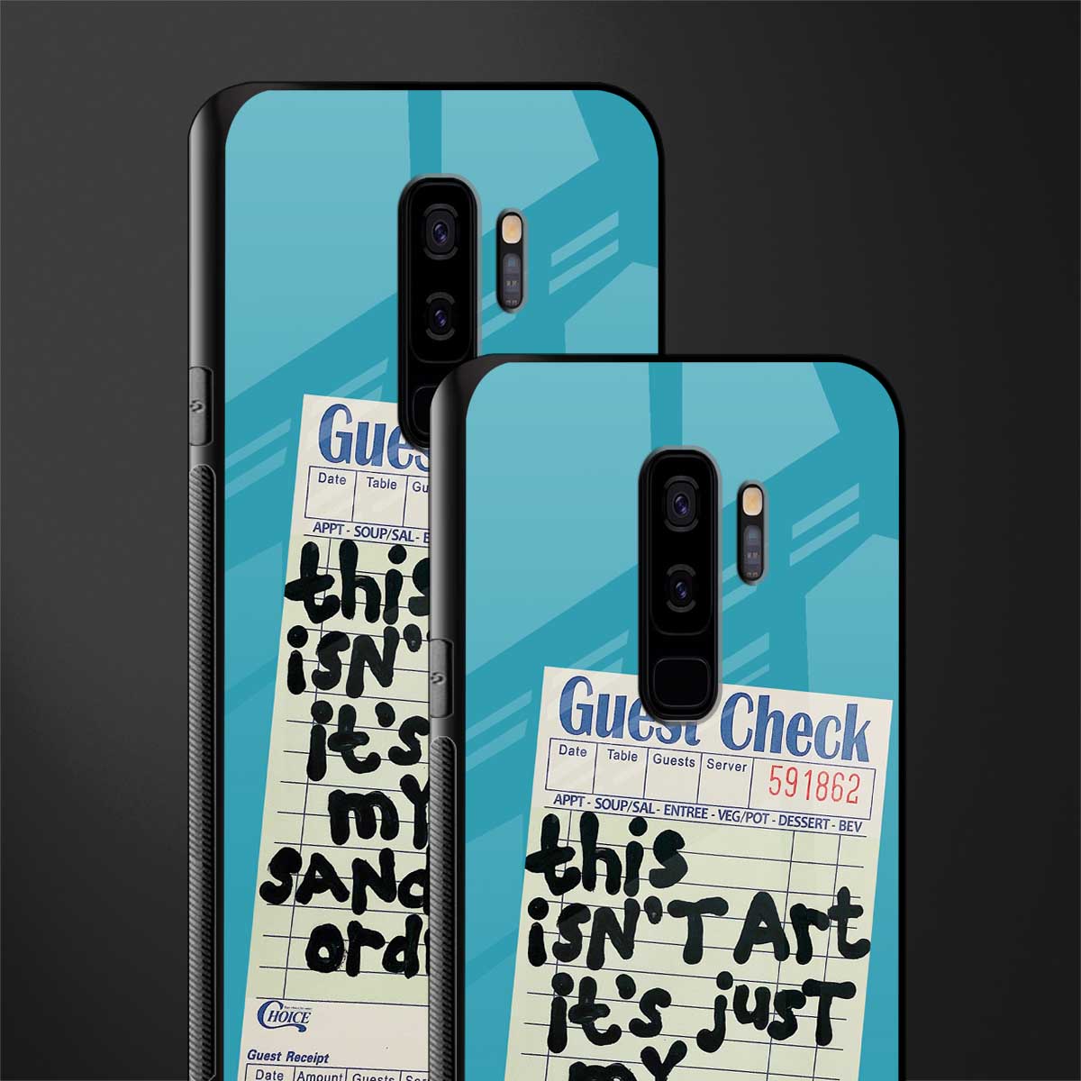 sandwich order glass case for samsung galaxy s9 plus image-2