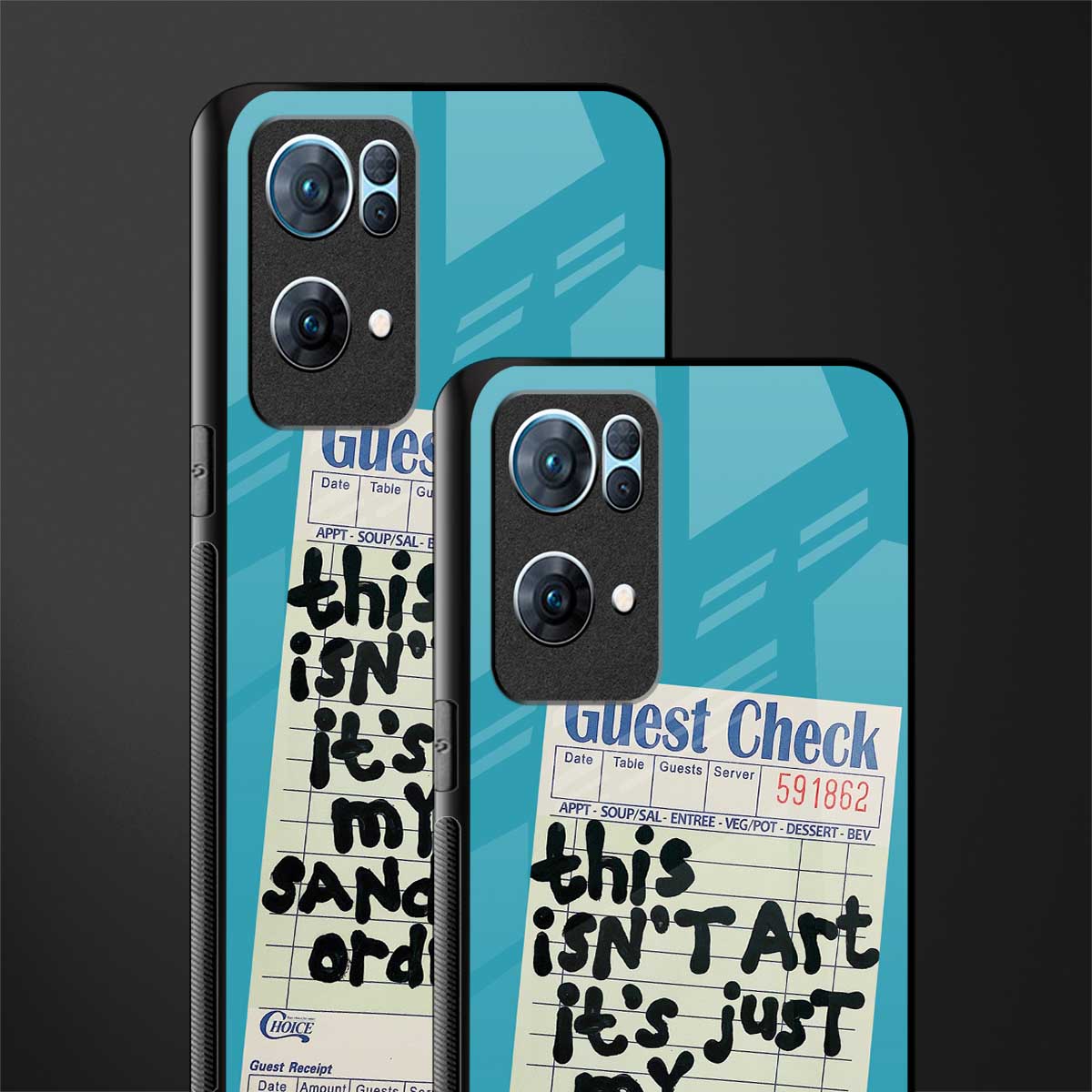 sandwich order glass case for oppo reno7 pro 5g image-2
