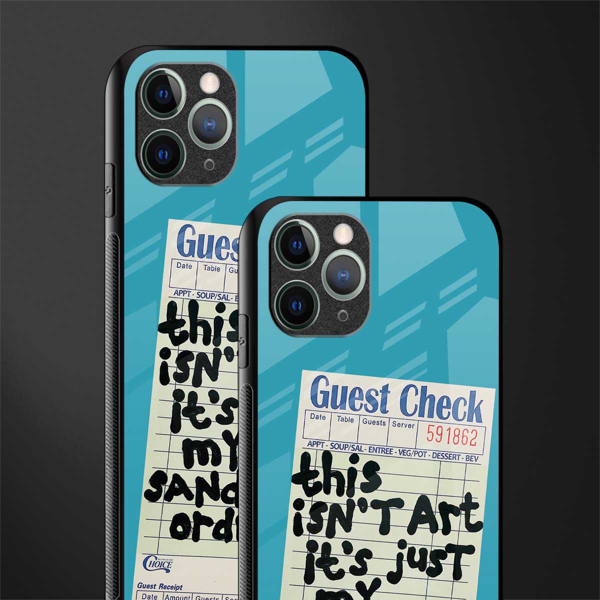sandwich order glass case for iphone 11 pro image-2