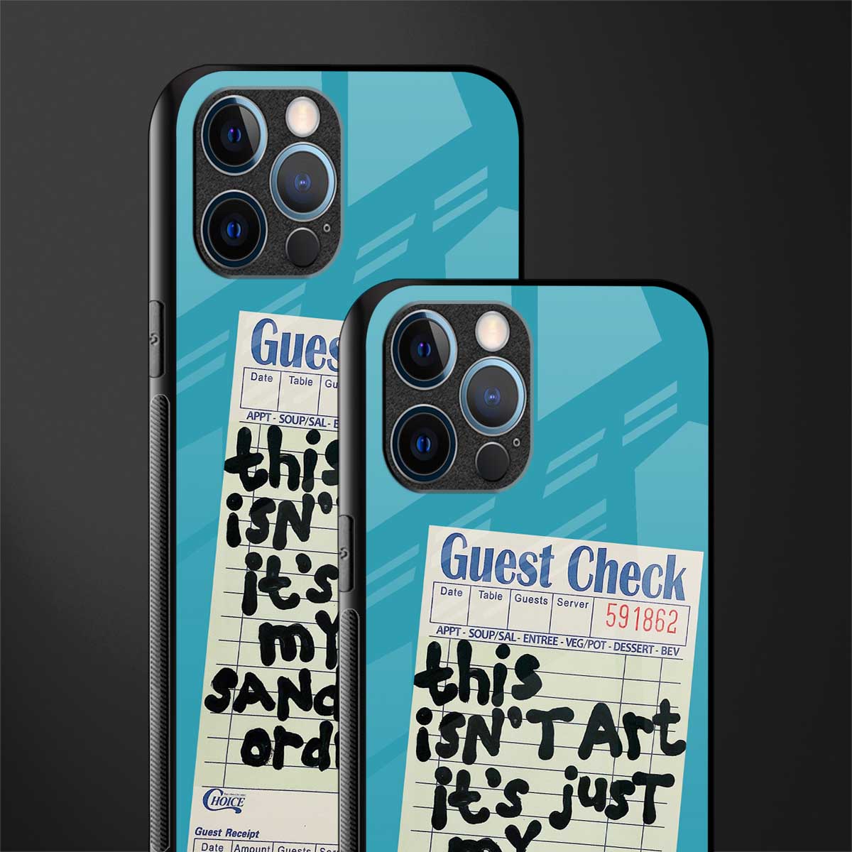 sandwich order glass case for iphone 12 pro max image-2