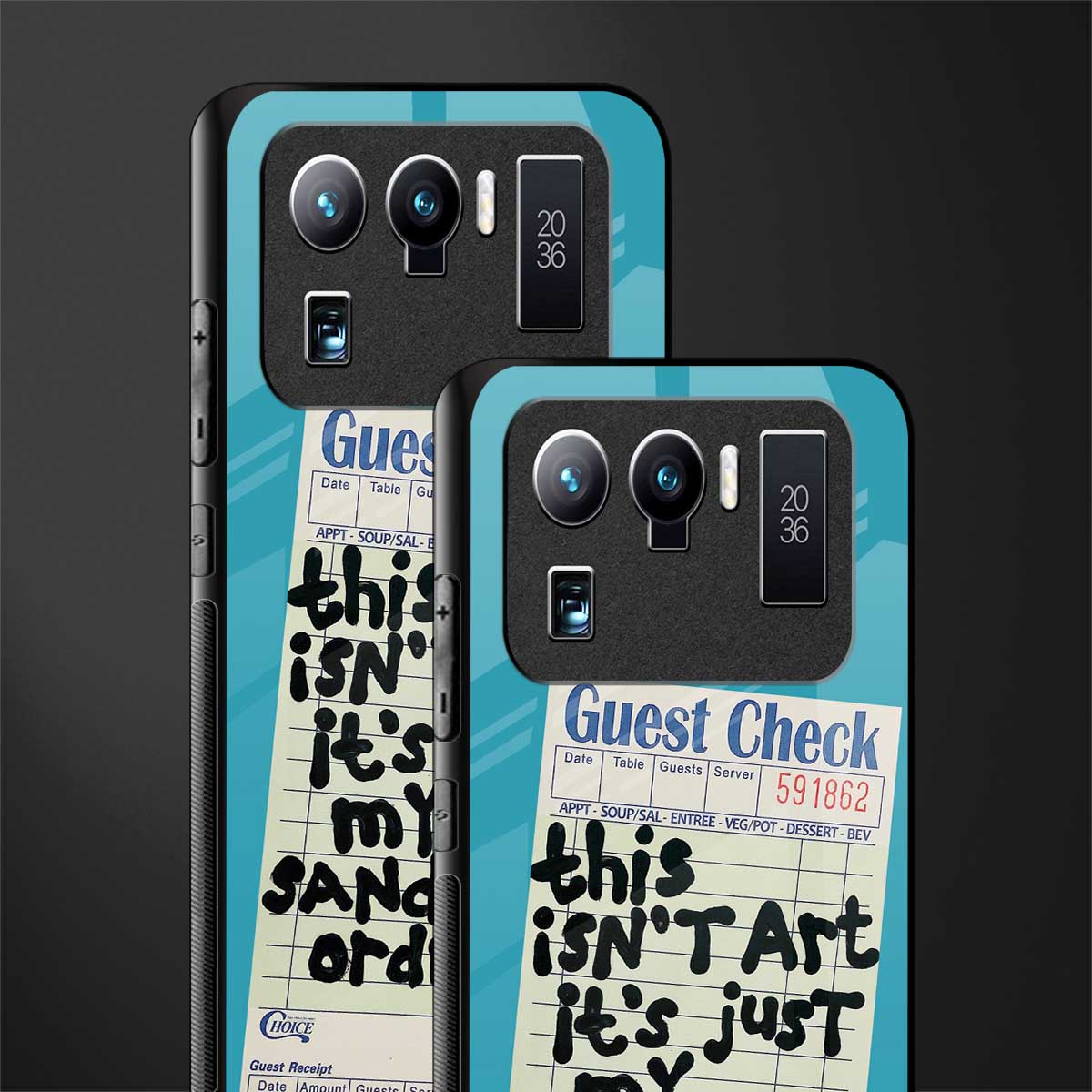 sandwich order glass case for mi 11 ultra 5g image-2