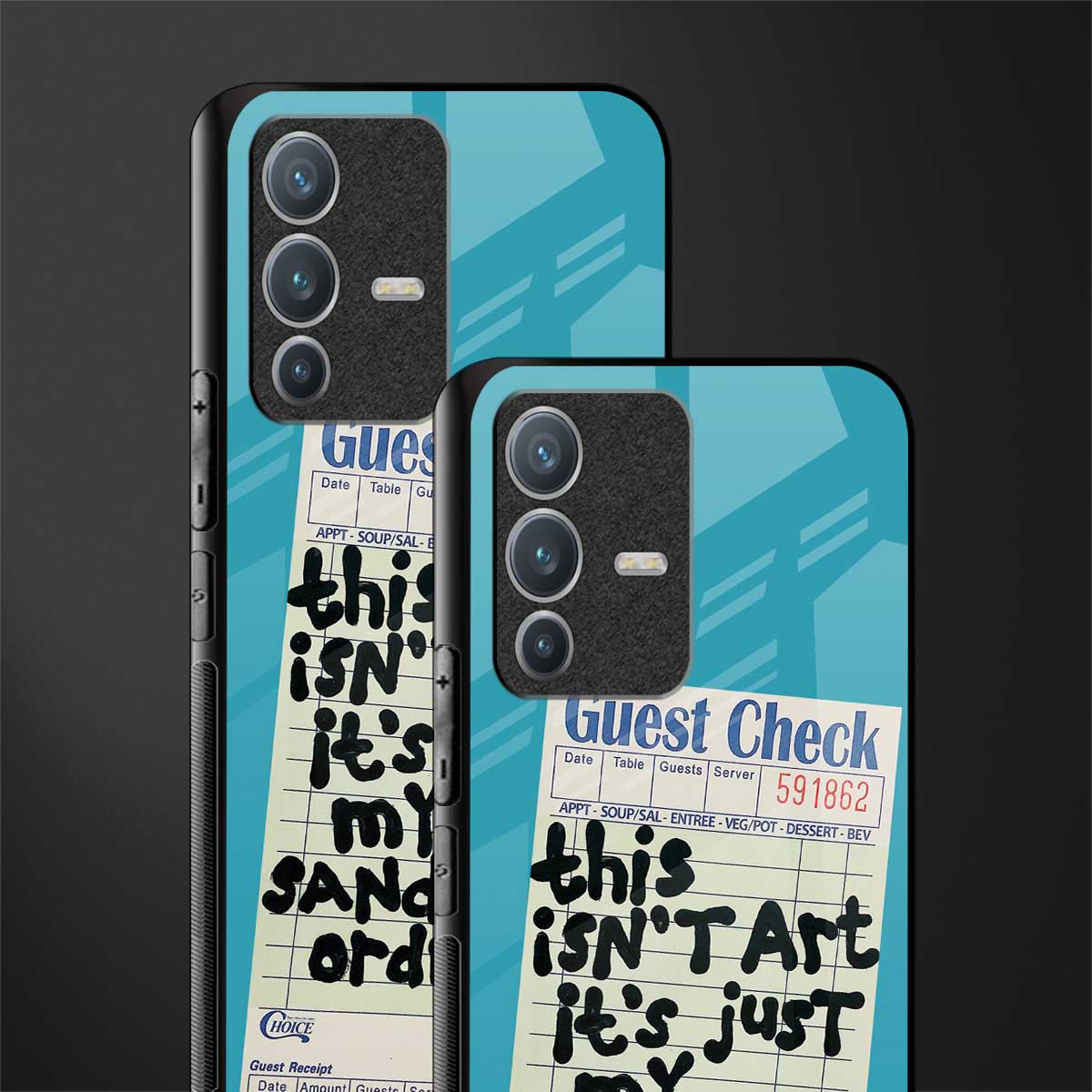 sandwich order glass case for vivo v23 pro 5g image-2