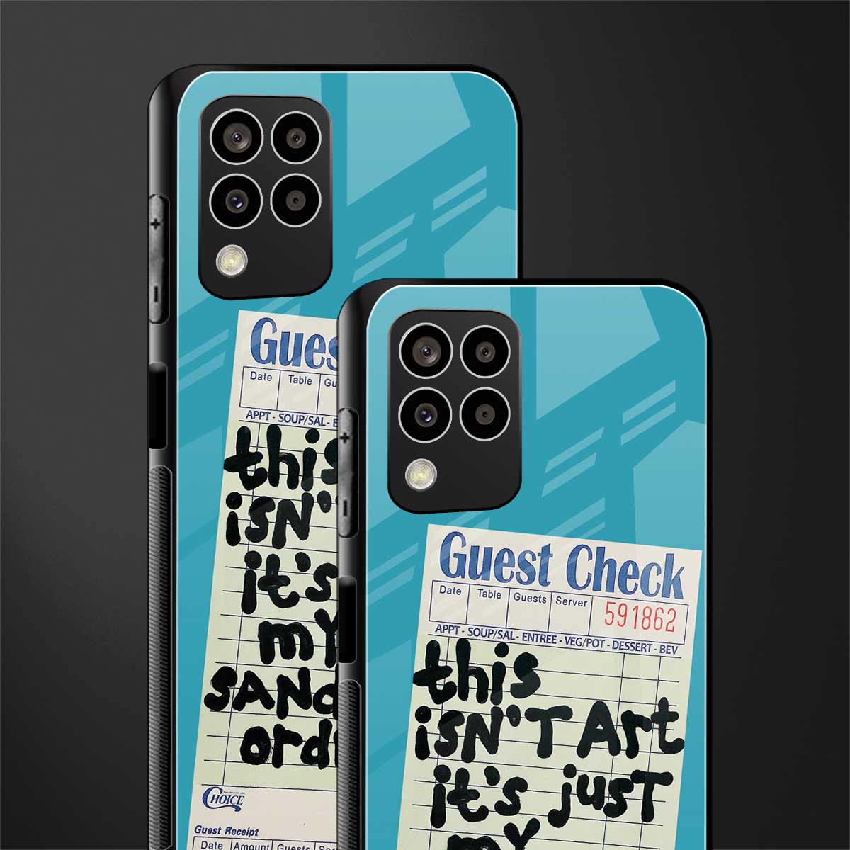 sandwich order back phone cover | glass case for samsung galaxy m33 5g