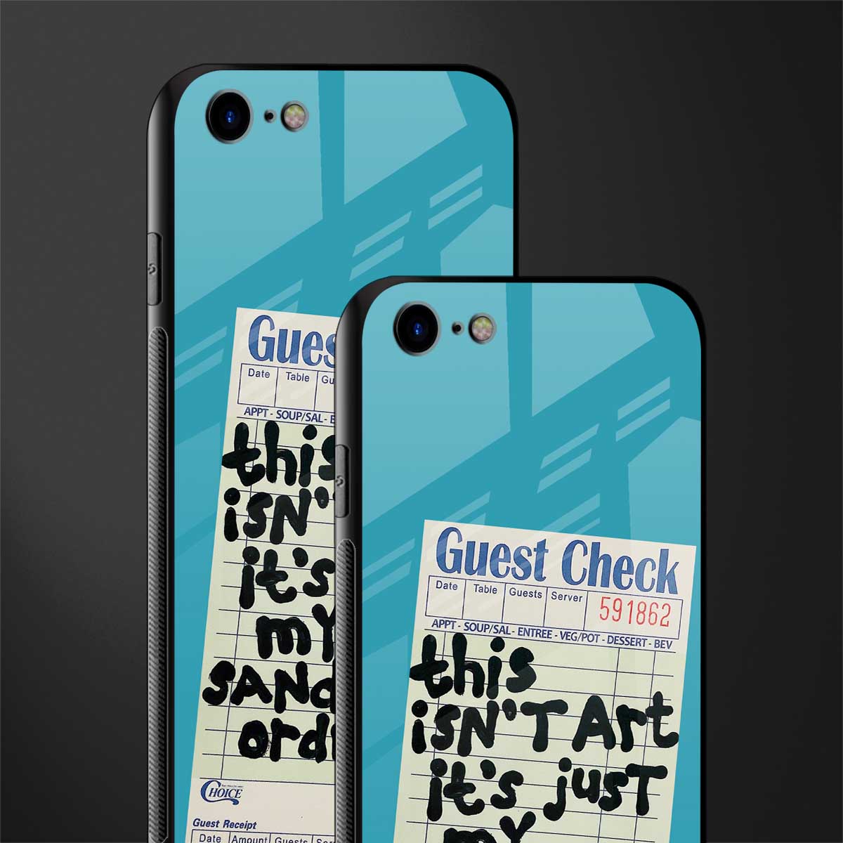 sandwich order glass case for iphone 8 image-2