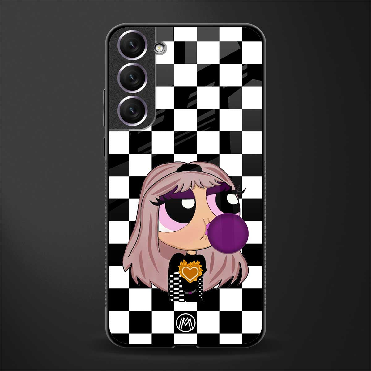 sassy chic powerpuff girls glass case for samsung galaxy s21 fe 5g image