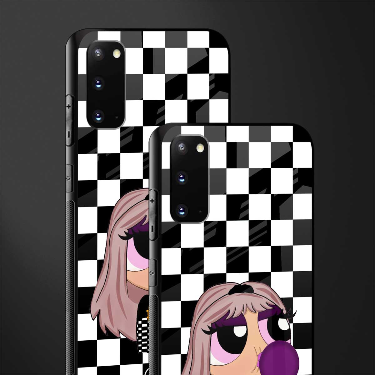 sassy chic powerpuff girls glass case for samsung galaxy s20 image-2
