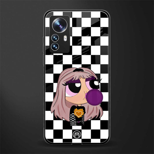 sassy chic powerpuff girls back phone cover | glass case for xiaomi 12 pro